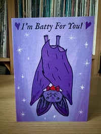 Image 1 of Batty For You! Greeting Card