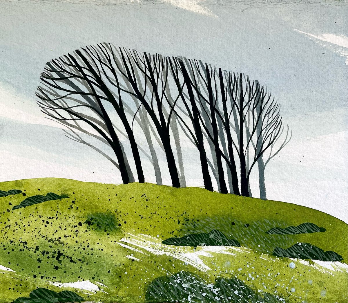 'Winter Trees' Giclée print