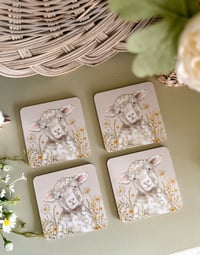 Image 2 of Spring Lamb Placemat & Coaster Set