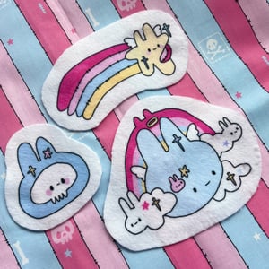 Image of Bunny Unicorn Patch Pack