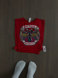 red crop top (sz med) 