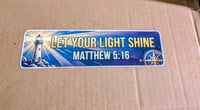 Image 1 of MATTHEW 5:16 Bumper Sticker 