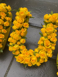 Image 3 of 3 letter Rose Frame 