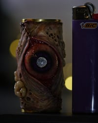 Image 5 of  Bic lighter sleeve, original sculpt, functional art, Glow in the dark, flash reflective OOAK 