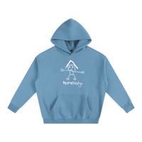 Image 1 of Homebody Hoodie (Medium Blue)