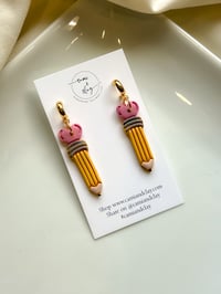 Heart Pencils Gold Plated Top