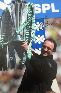 Signed Martin O’Neill Celtic FC 12x8 Picture