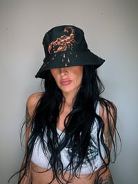 Image 3 of “SCORPION” BLEACH PAINTES BUCKET HAT