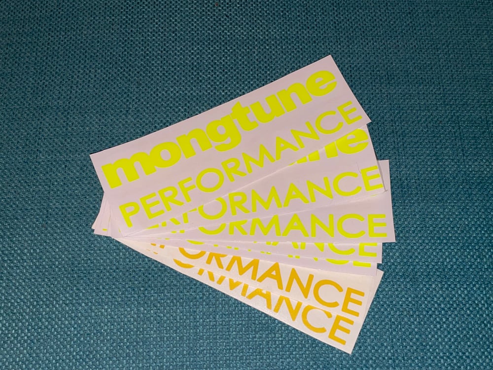 Mongtune Performance Stickers