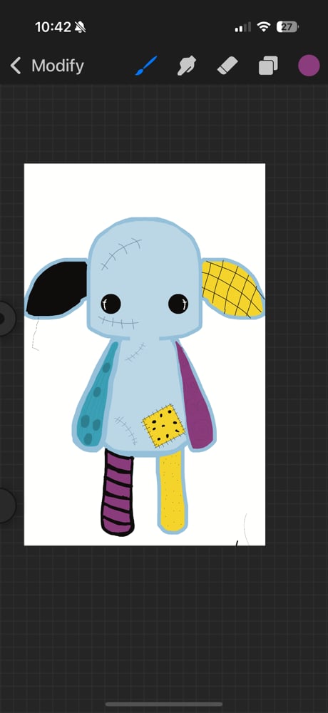 Image of custom sally inspired plush