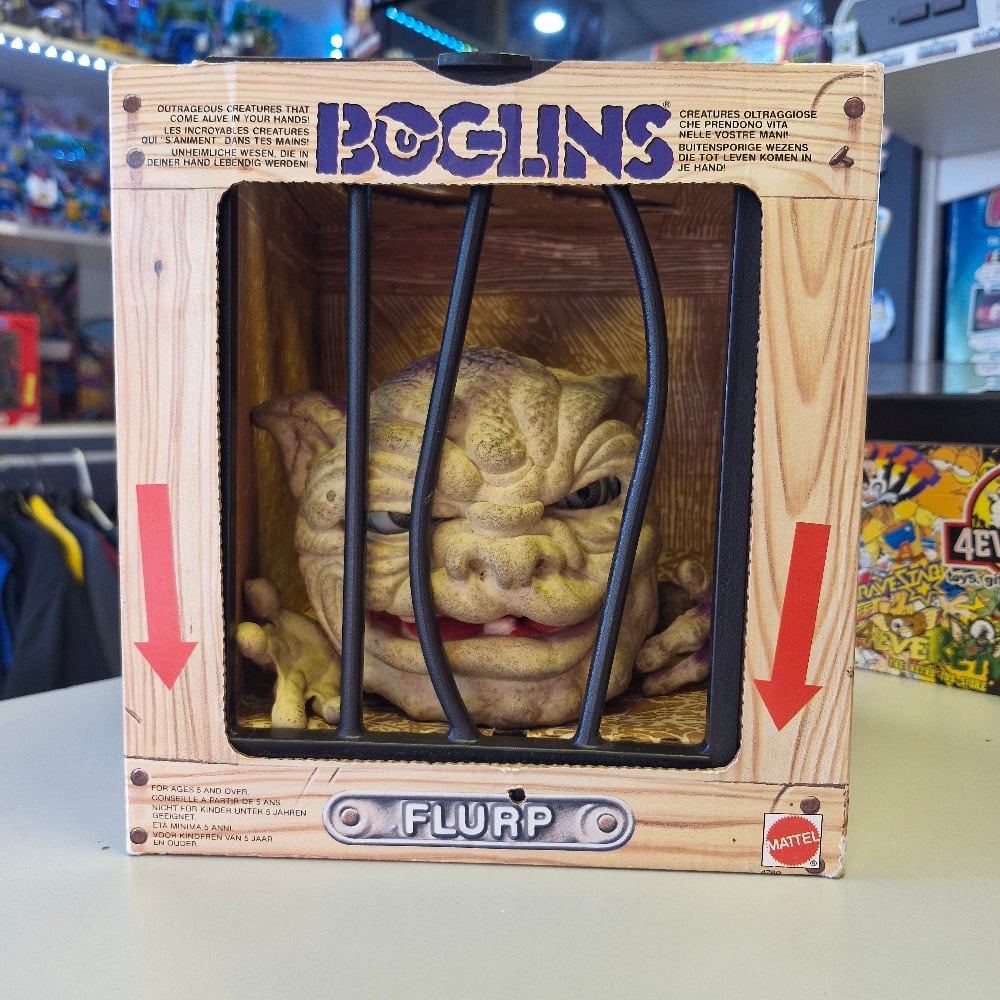 Image of Vintage Boglins Flurp Figure by Mattel 1988 with Original Box