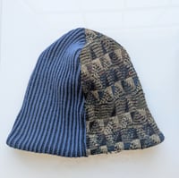 Image 4 of Upcycled Reversible Beanie Cotton Blend 7