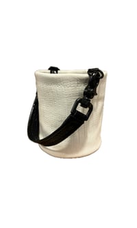 Image 2 of Reptilian White Paint Bucket Mini Bag