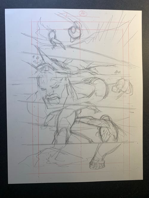 Image of POWER MAN:TIMELESS #1 page10 original art