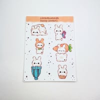 Image 2 of Bunny Sticker Sheet 