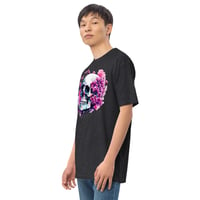 Image 14 of Watercolor skull 4 Men’s premium heavyweight tee