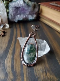 Image 2 of Moss Agate with Rib Bones #3