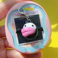 Image 1 of Deviltchi - Tamagotchi Polymer Clay Charm