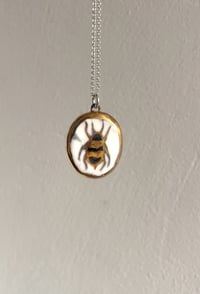 Porcelain Bee pendant