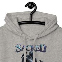 Image 16 of Unisex Hoodie, Sacred Savage Ravens & Knight Gothic Hoodie