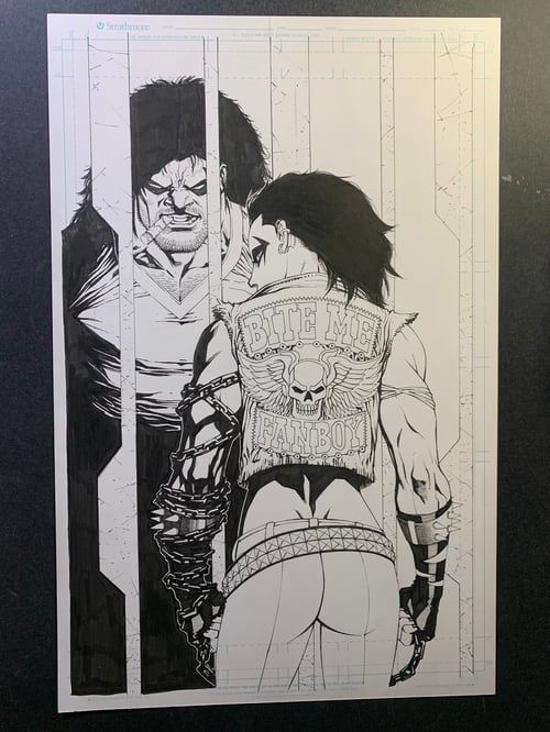Image of CRUSH & LOBO #03 original cover art