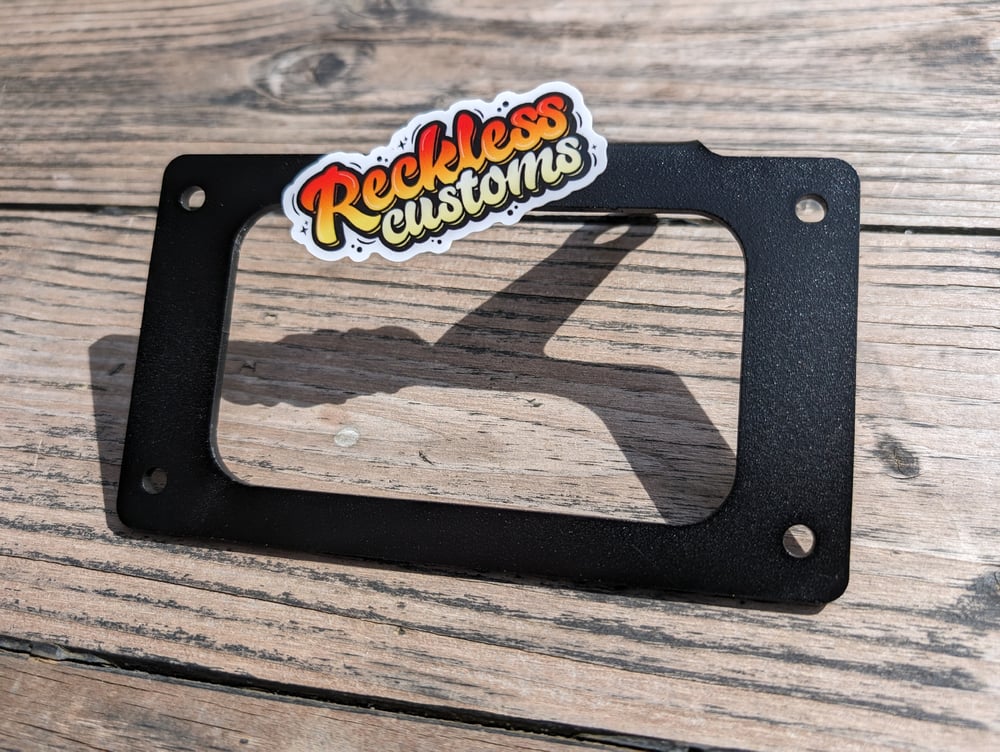 Low Mounted License Plate Bracket