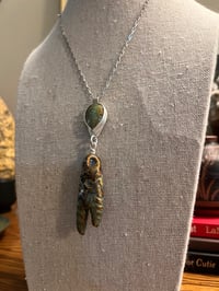 Image 2 of Hubei Turquoise with Owl Fetish