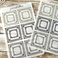 Image 7 of Square Frames | Transparent Matte | 2 In 1 Style | 7 Colours