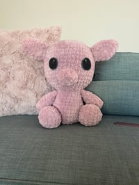Pink Piggy Crochet Plushie