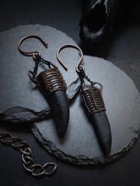 Image 1 of Caged bone earrings 