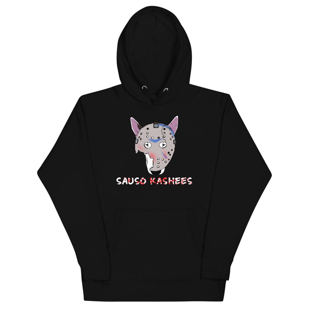 Image of SAUSO KASHEES UNISEX HOODIE / BLUE 