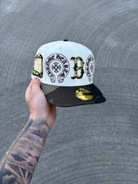 Image 1 of CAMO VISOR TWO TONE BOSTON RED SOX CUSTOM FITTED CAPS 