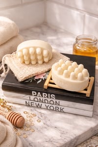 Oatmeal  Massage Soap Bar (Oatmilk & Honey)