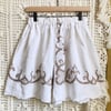 Gothic Garden Gate Linen Tablecloth Granny Shorts