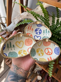 Peace & Love Trinket trays 