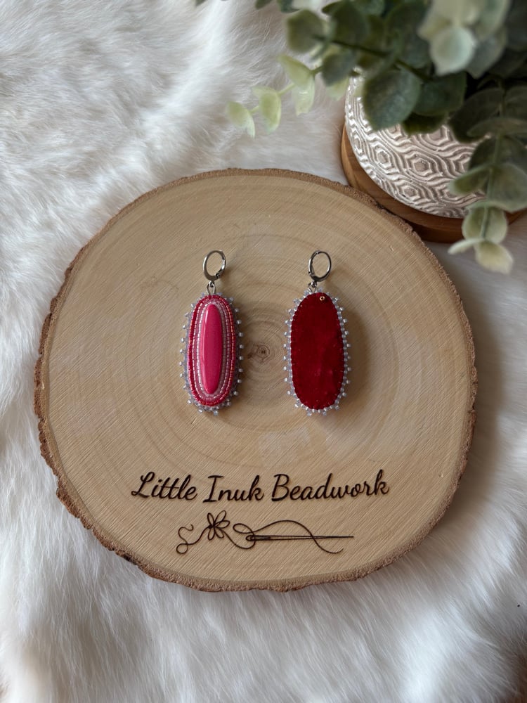 Image of Hot Pink Earrings