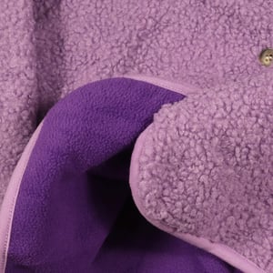 Image of Double fleece cardigan - Lilac