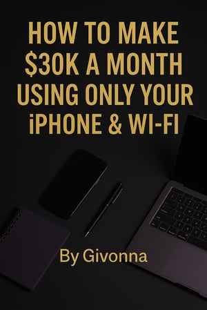 Image of HOW TO MAKE 30k A MONTH USING YOUR  IPHONE & WIFI