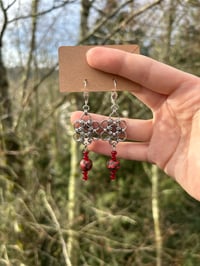 “Scarlet” earrings