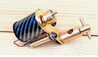 Image 2 of custom handmade rotary direct drive brass tattoo machine 