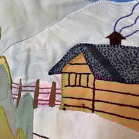 Image 3 of Mountain Appliqué Pillow