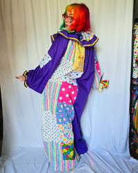 Image 2 of Purple Rainbow clownsuit "L"