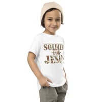 Image 8 of Soldier For Jesus Dark Toddler Short Sleeve Tee