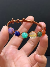 Image 4 of Seven Chakras Rainbow Lucky Bracelet 3