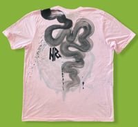 Image 2 of “DRAGON EYE” CUSTOM HAND PAINTED T-SHIRT XL