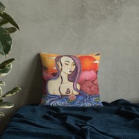 Image 5 of Artistic Pillow Case and Pillow of "Revelation in the River" 