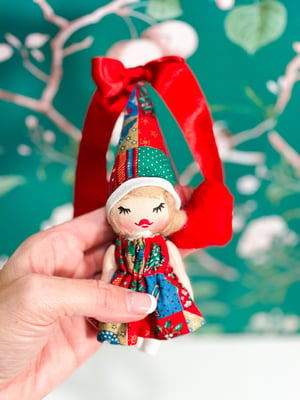 Image of ORNAMENT ELF ART DOLL #12