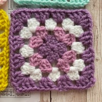 Image 5 of Crocheted Granny Square Coaster