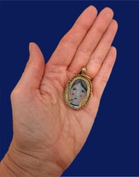 Image 3 of Smoking Lady Pendant 