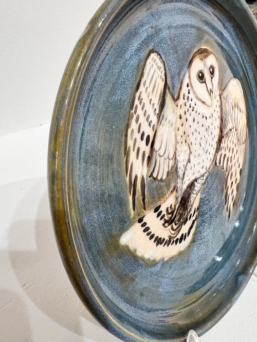 Image of Owl plate - Elizabeth Paxson